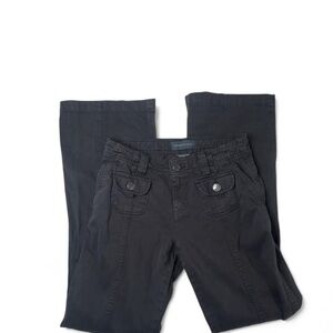 Aeropostale Women's Black low rise flare Jeans